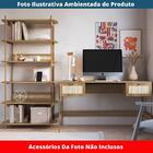 Estante Oslo Cor Hanover Base Aço Dourado