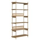 Estante Oslo Cor Hanover Base Aço Dourado