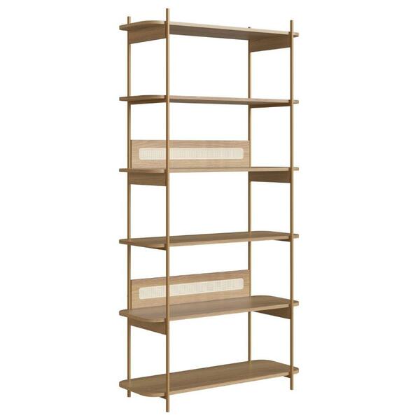 Estante Oslo Cor Hanover Base Aço Dourado