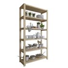 Estante P/ Livros 6 Prateleiras Madeira Pinus Vaso De Plantas