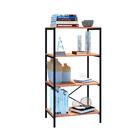 Estante Padova Madeira E Preta 117 Cm