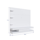 Estante Painel Home 1 Gaveta E 3 Prateleiras Para Sala Ou Qua