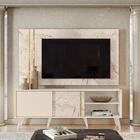 Estante Painel Para Tv Emberfall Calacata Off White