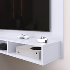 Estante Painel Suspenso TV 48 Polegadas Nicho Organizador Pra