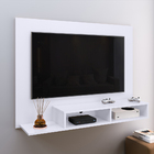 Estante Painel Suspenso TV 48 Polegadas Nicho Organizador Pra