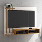 Estante Painel Suspenso TV 48 Polegadas Nicho Organizador Pra