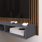 Estante Painel Suspenso Tv 48 Polegadas Nicho Organizador Pra