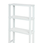 Estante Para Banheiro Com 03 Prateleiras Branco Rimax