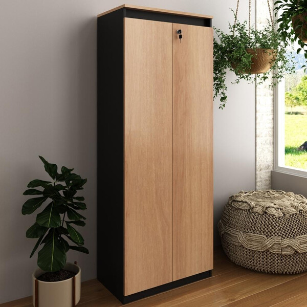 Estante Para Escritório 2 Portas Com Chave Me4151 Tecnomobili