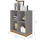 Estante Para Escritório Cubic Cinza