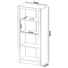 Estante Para Escritório E Home Office 03 Prateleiras Denver 1