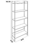 Estante Para Escritório E Home Office Industrial Soft 186 Cm