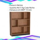 Estante Para Escritorio Gamer 6 Nichos 90x110 B25 Novam
