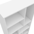 Estante Para Escritório Para Livros Dallas 210x201cm Branco