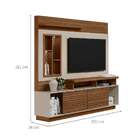 Estante Para Home Theater E Tv Até 60 Polegadas Eldorado 2 Pt