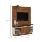 Estante Para Home Theater E Tv Até 60 Polegadas Viena 1 Pt Ja
