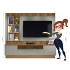 Estante Para Home Theater E Tv Até 65 Polegadas Araguaia Amên