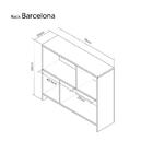 Estante Para Livro Armário Multiuso Organizador Livros Livrei