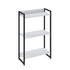 Estante Para Livro Industrial 3 Prateleiras 104cmx60cm Branco