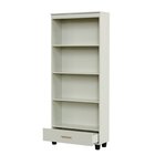 Estante Para Livros 100% Mdf 184cm X 77cm Off White