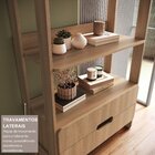 Estante Para Livros 100% Mdf Com 2 Gavetas E 4 Prateleiras El