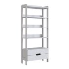 Estante Para Livros 100% Mdf Com 2 Gavetas E 4 Prateleiras El