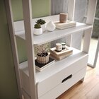 Estante Para Livros 100% Mdf Com 2 Gavetas E 4 Prateleiras El