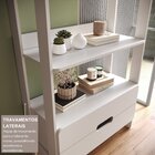 Estante Para Livros 100% Mdf Com 2 Gavetas E 4 Prateleiras El