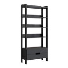 Estante Para Livros 100% Mdf Com 2 Gavetas E 4 Prateleiras El