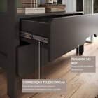 Estante Para Livros 100% Mdf Com 2 Gavetas E 4 Prateleiras El