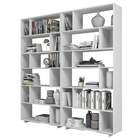 Estante Para Livros 10 Prateleiras Branco Bke 260 - Brv