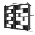 Estante Para Livros 10 Prateleiras Preto Bke - Brv