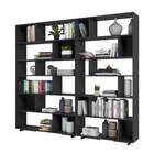 Estante Para Livros 10 Prateleiras Preto Bke - Brv