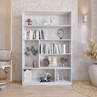 Estante Para Livros 180cmx120cm 5 Prateleiras Seattle Yescasa