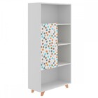 Estante Para Livros 1 Porta Branco Tx 1003 - Bentec Móveis