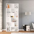 Estante Para Livros 24 Nichos Xangai Branco