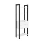 Estante Para Livros 2 Gavetas Centro 185cmx65cm Haia Yescasa