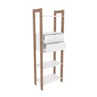 Estante Para Livros 2 Gavetas Em Cima 1,85x0,65m Haia Yescasa