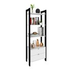 Estante Para Livros 2 Gavetas Embaixo 1,85x0,65m Haia Yescasa