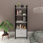 Estante Para Livros 2 Gavetas Embaixo 1,85x0,65m Haia Yescasa