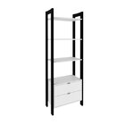 Estante Para Livros 2 Gavetas Embaixo 1,85x0,65m Haia Yescasa