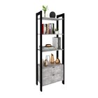 Estante Para Livros 2 Gavetas Embaixo 1,85x0,65m Haia Yescasa