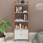 Estante Para Livros 2 Gavetas Embaixo 1,85x0,65m Haia Yescasa