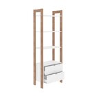 Estante Para Livros 2 Gavetas Embaixo 1,85x0,65m Haia Yescasa