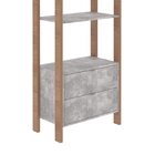 Estante Para Livros 2 Gavetas Embaixo 1,85x0,65m Haia Yescasa