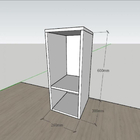 Estante Para Livros 2 Nichos 100% Mdf Unic Plan 60 X 26 Cm Br