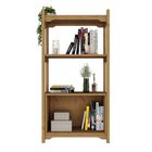 Estante Para Livros 2 Portas 3 Prateleiras Quebec Espresso Mó