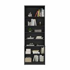 Estante Para Livros 2 Portas 5 Prateleiras 223cmx78,5cm Preto