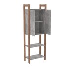 Estante Para Livros 2 Portas Em Cima 1,85x0,65m Haia Yescasa