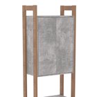 Estante Para Livros 2 Portas Em Cima 1,85x0,65m Haia Yescasa